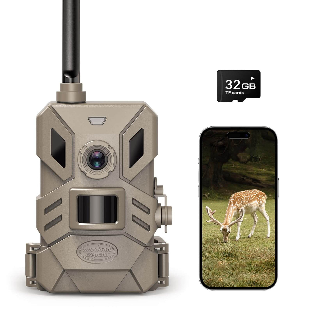 Outdoor Expert 4G LTE cellular trail camera