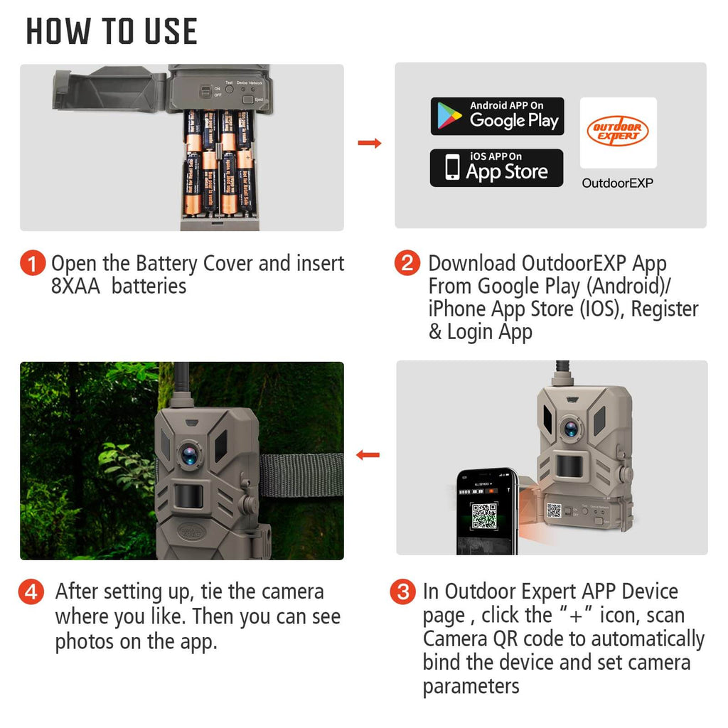 4G LTE Cellular Trail Camera
