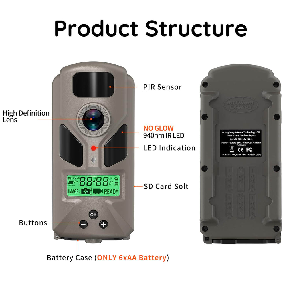 MiniB Trail Camera 2-Pack