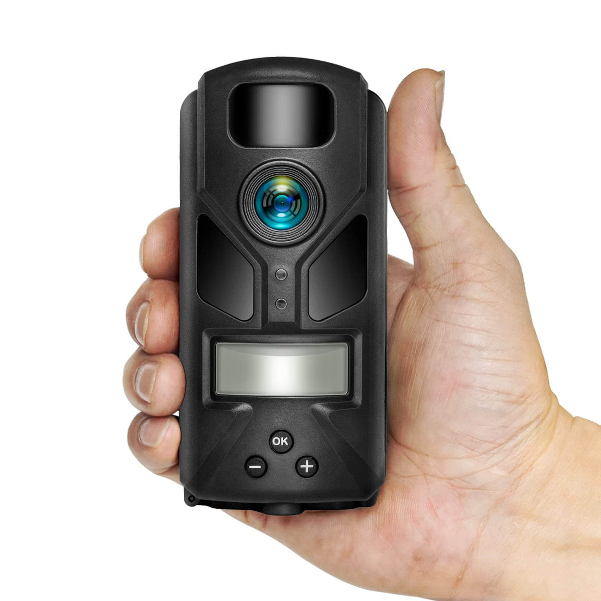Outdoor Expert MiniB Black
 trail camera front view